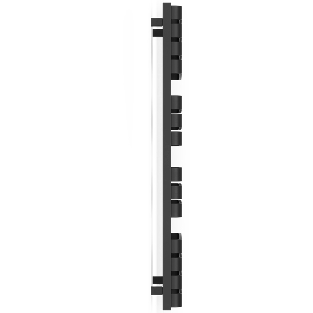 Terma Warp T One Soft Matt Black Electric Towel Rail 1110 x 500mm Image 4