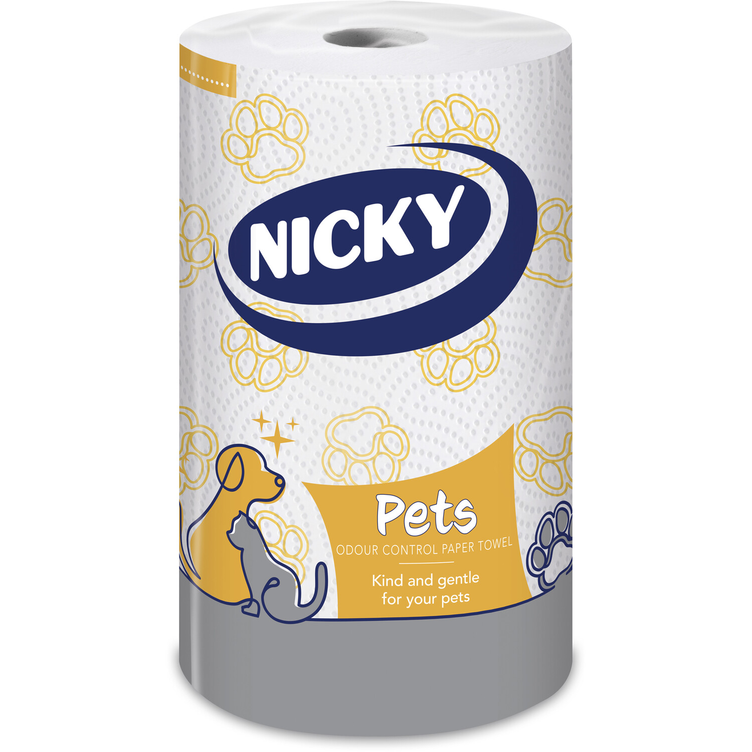 Nicky Pets Odour Control Paper Roll White Image