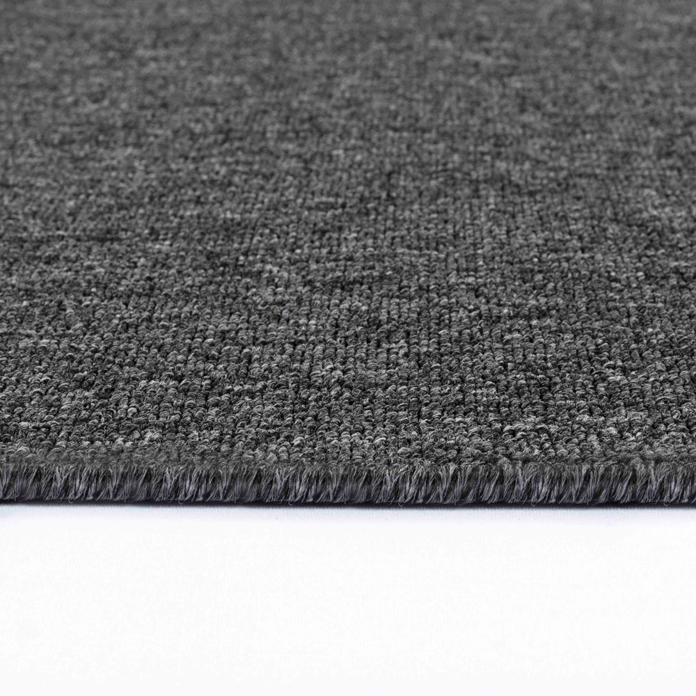Desire Rugs Simple Dark Grey Low Pile Felt Backing Tufted Rug 150 x 80cm Image 3