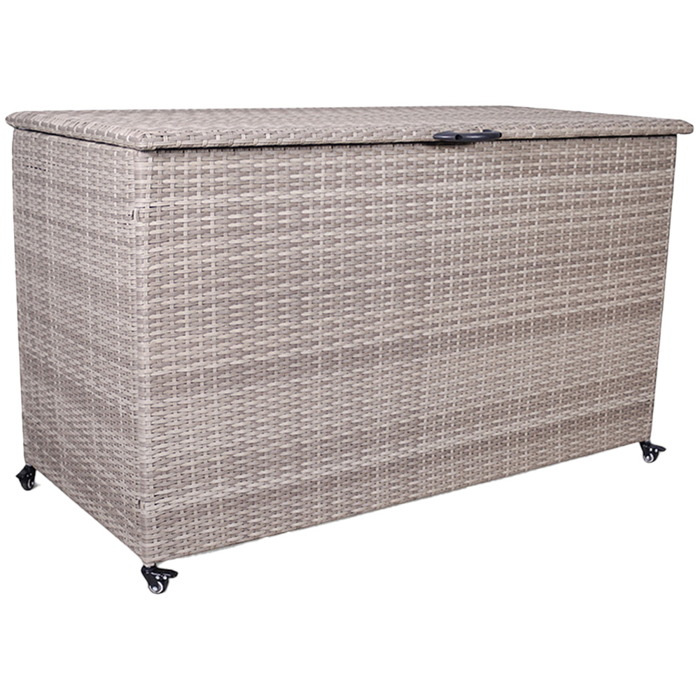 Royalcraft 826L Natural Rattan Weave Cushion Storage Box Image 1