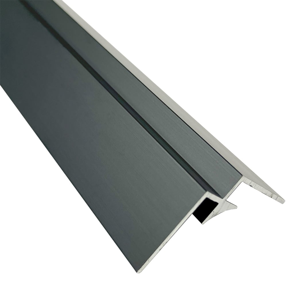Wetwall Alloy Matt Anthracite Internal Corner 600mm Image 1