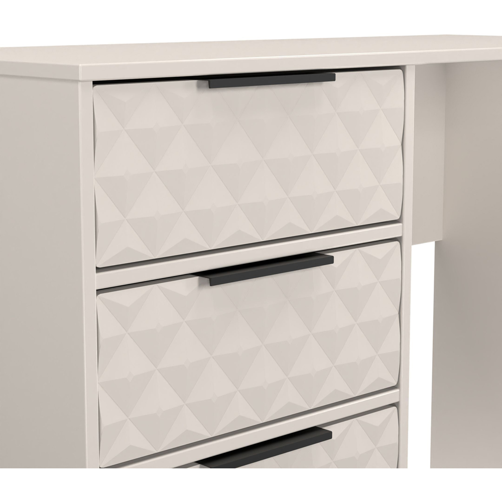 Crowndale Harlequin 4 Drawer Kashmir Matt Vanity Dressing Table Ready Assembled Image 5