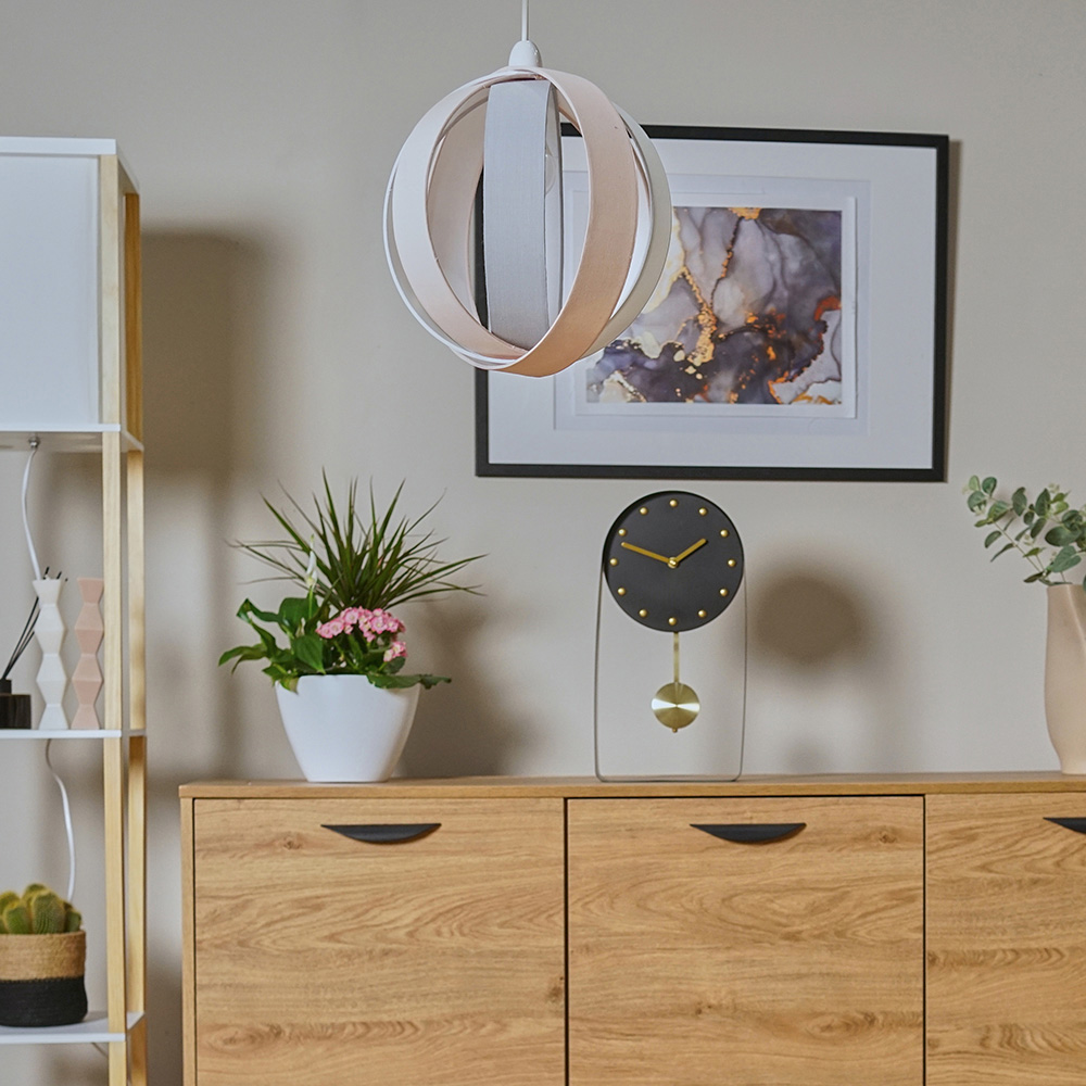 ValueLights J90 Dusky Pink Easy Fit Ceiling Light Shade Image 7