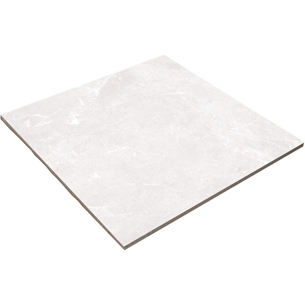 Johnson Tiles Darlington Marble Effect Pearl Floor Tile L605 x W605mm 4 Pack Image 3