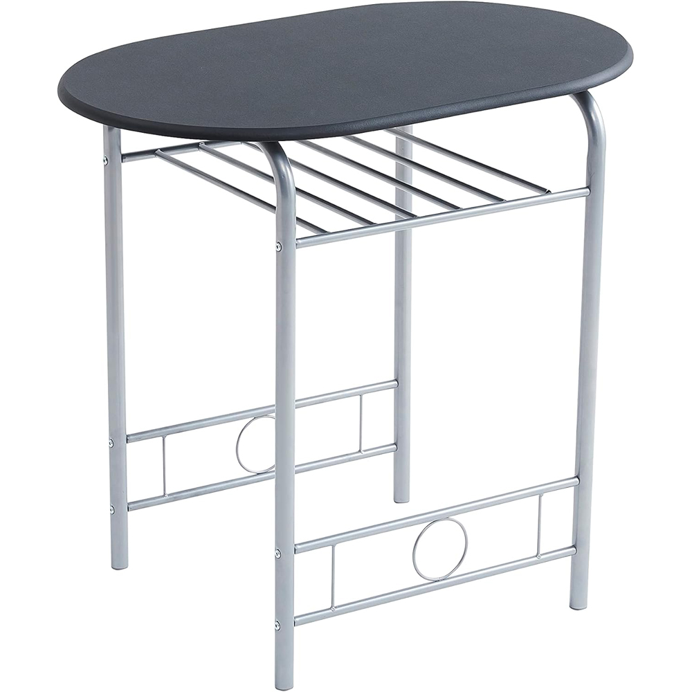 Barley 2 Seater Black Dining Table Image 2