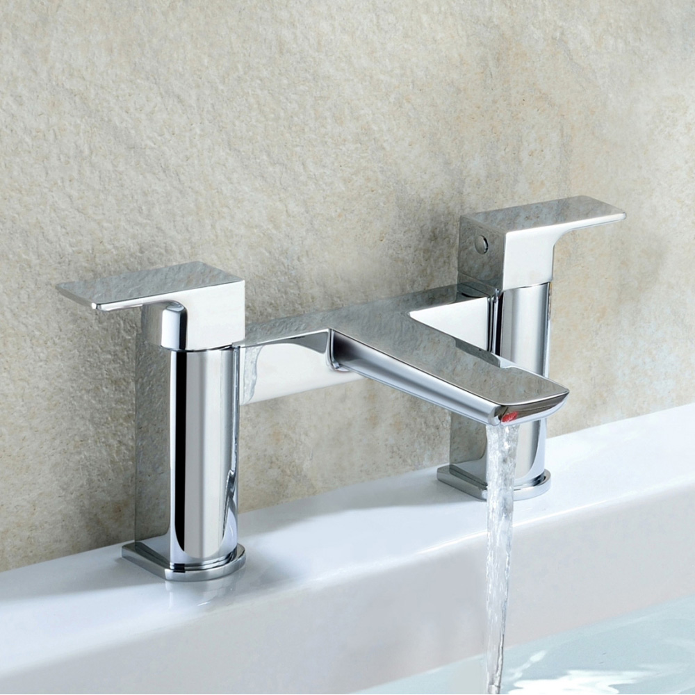 Nes Home Astra Modern Chrome Bath Filler Tap Image 2