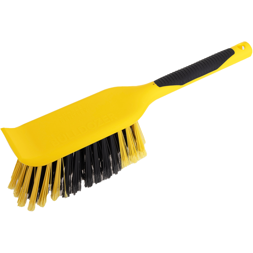 Charles Bentley Yellow Bulldozer Dustpan and Brush Set Image 4