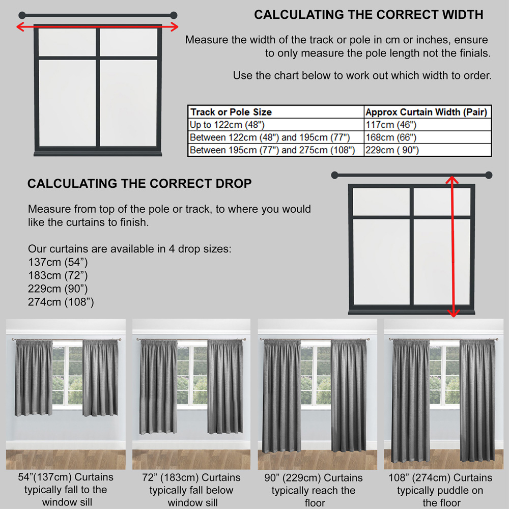 Enhanced Living Grey Herringbone Blackout Eyelet Thermal Curtains 168 x 183cm Image 9