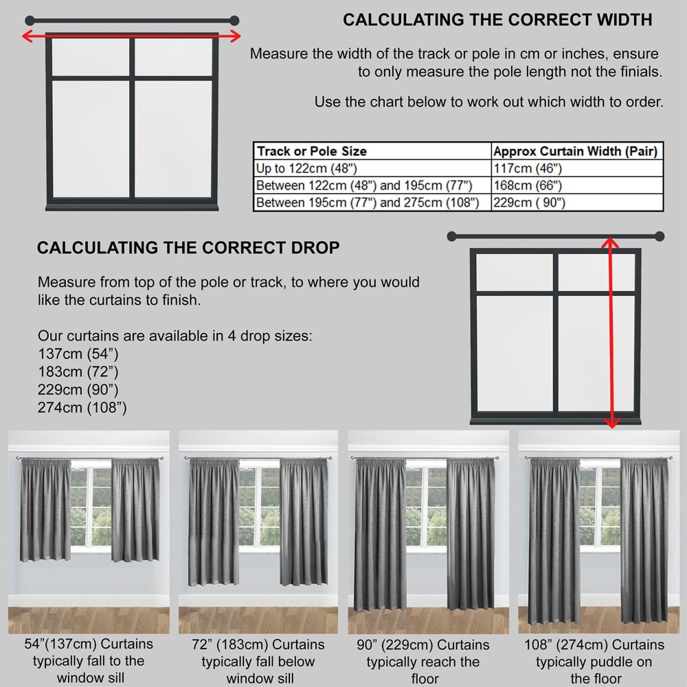 Enhanced Living Natural Herringbone Blackout Eyelet Thermal Curtains 229 x 183cm Image 9
