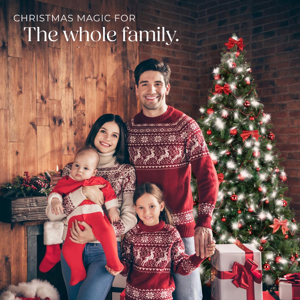 tectake Prancer Green Artificial Christmas Tree 6.8ft Image 2