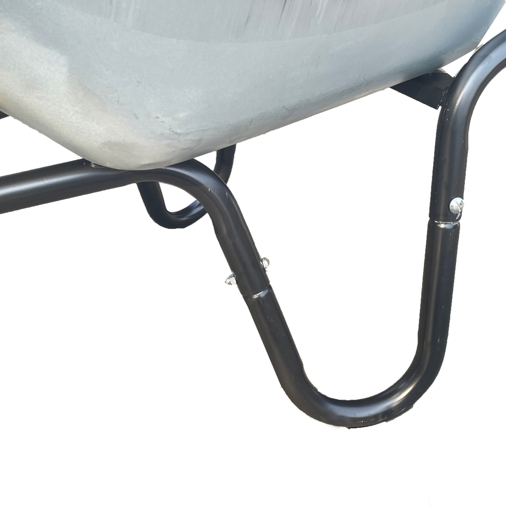 Neo 120L Large Galvanized Wheelbarrow Image 4