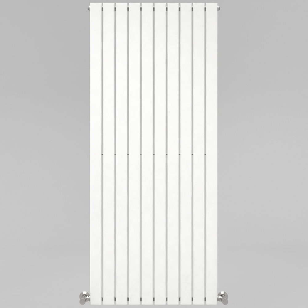 White 4402 BTU Single Flat Panel Vertical Column Radiator 1800 x 680mm Image 3