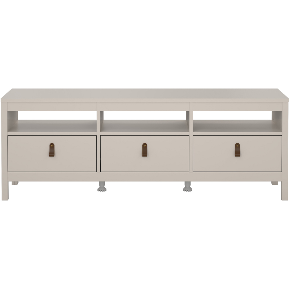 Florence Barcelona 3 Drawer 3 Shelf Cashmere TV Unit Image 3
