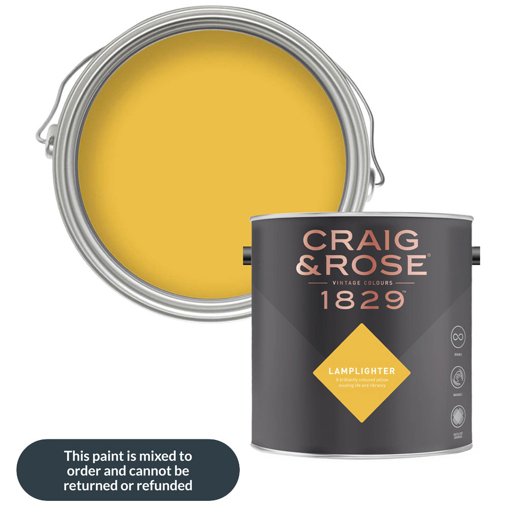 Craig & Rose Walls and Ceilings Lamplighter Chalky Emulsion Paint 5L Image 1
