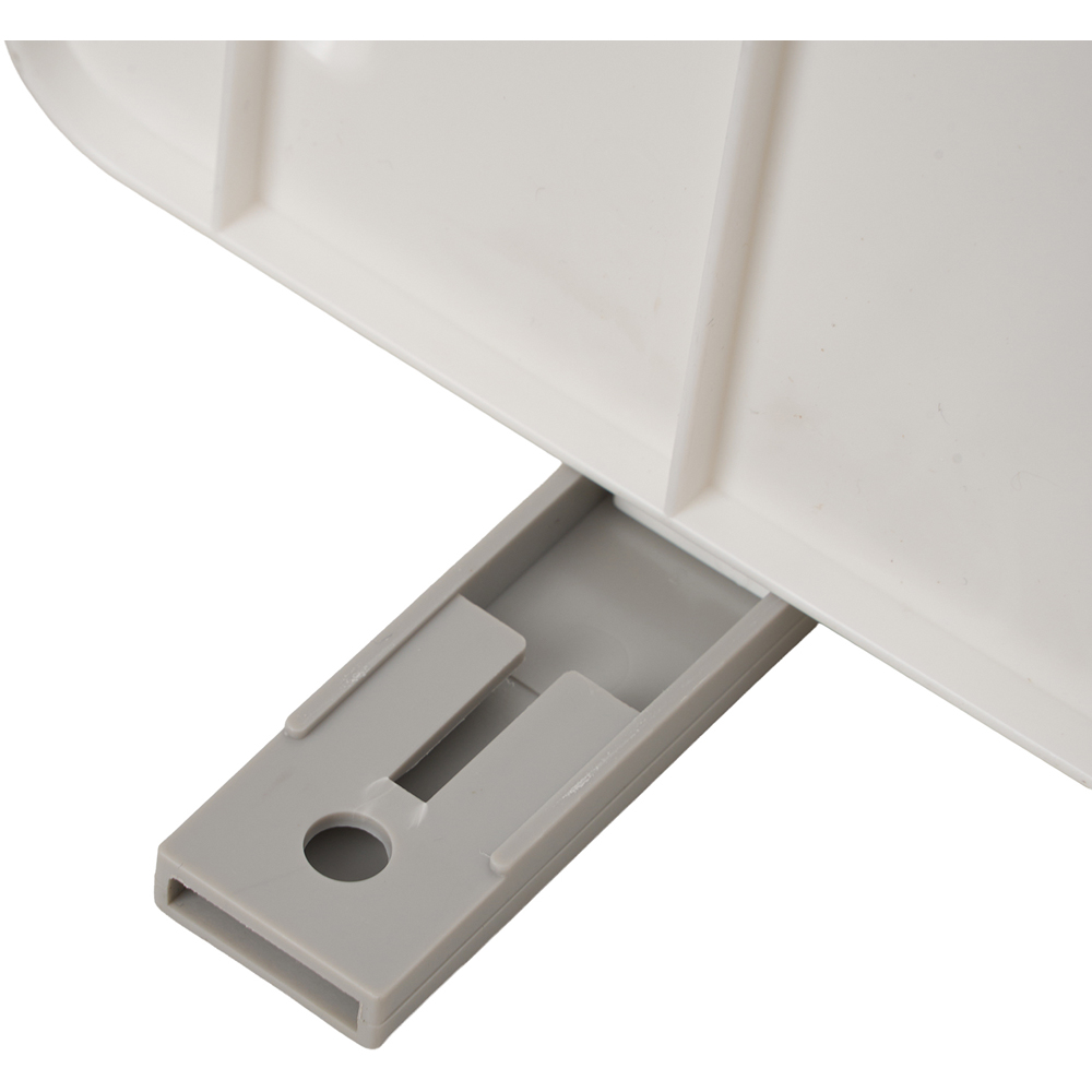 Living and Home 3-Tier White and Grey Tabletop File Organiser Rack Image 3