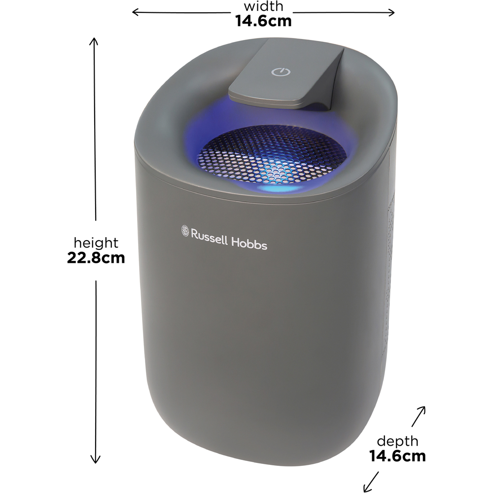 Russell Hobbs Grey Mini Compact Dehumidifier 300ml Image 8