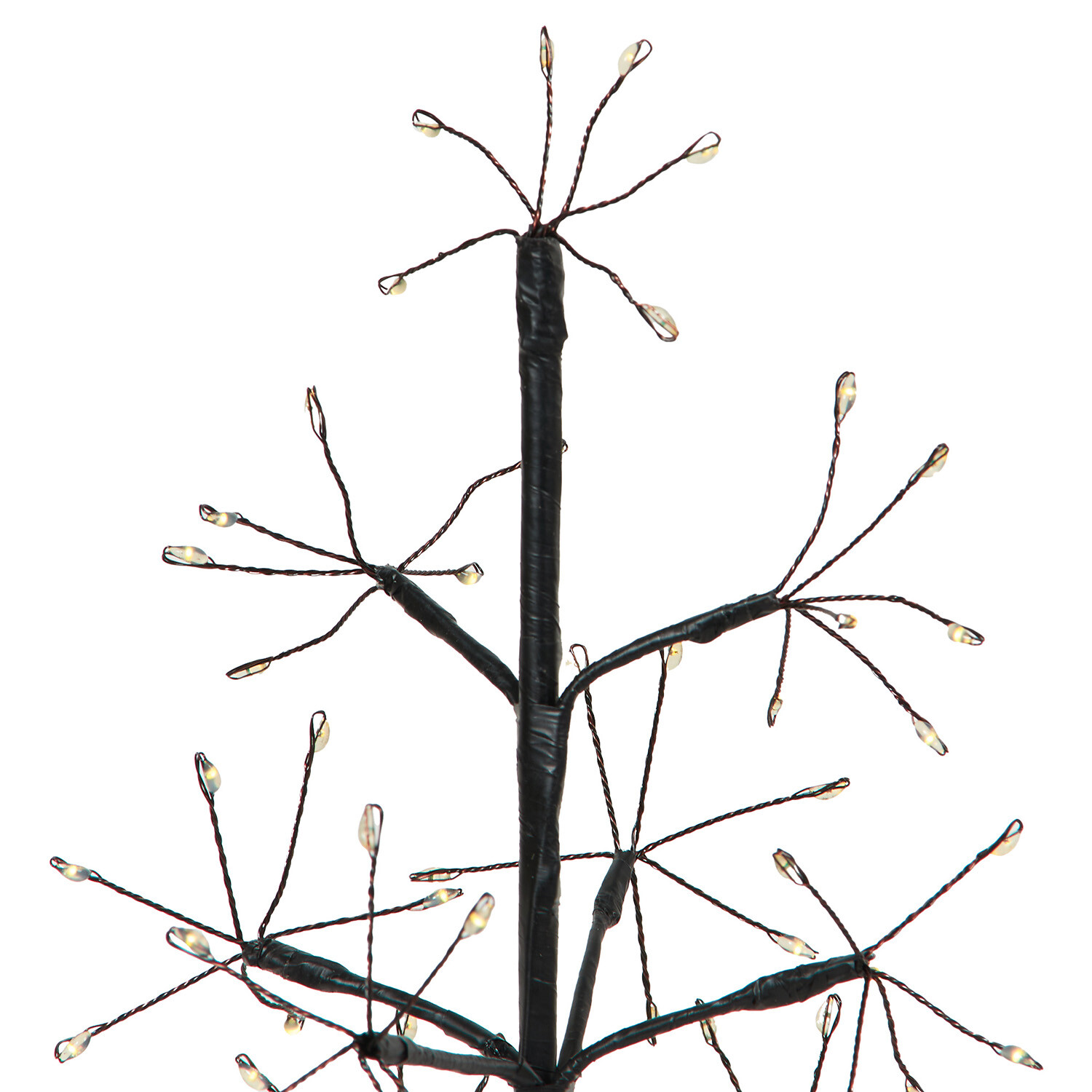 150 LED Warm White LED Tree - Black Image 5