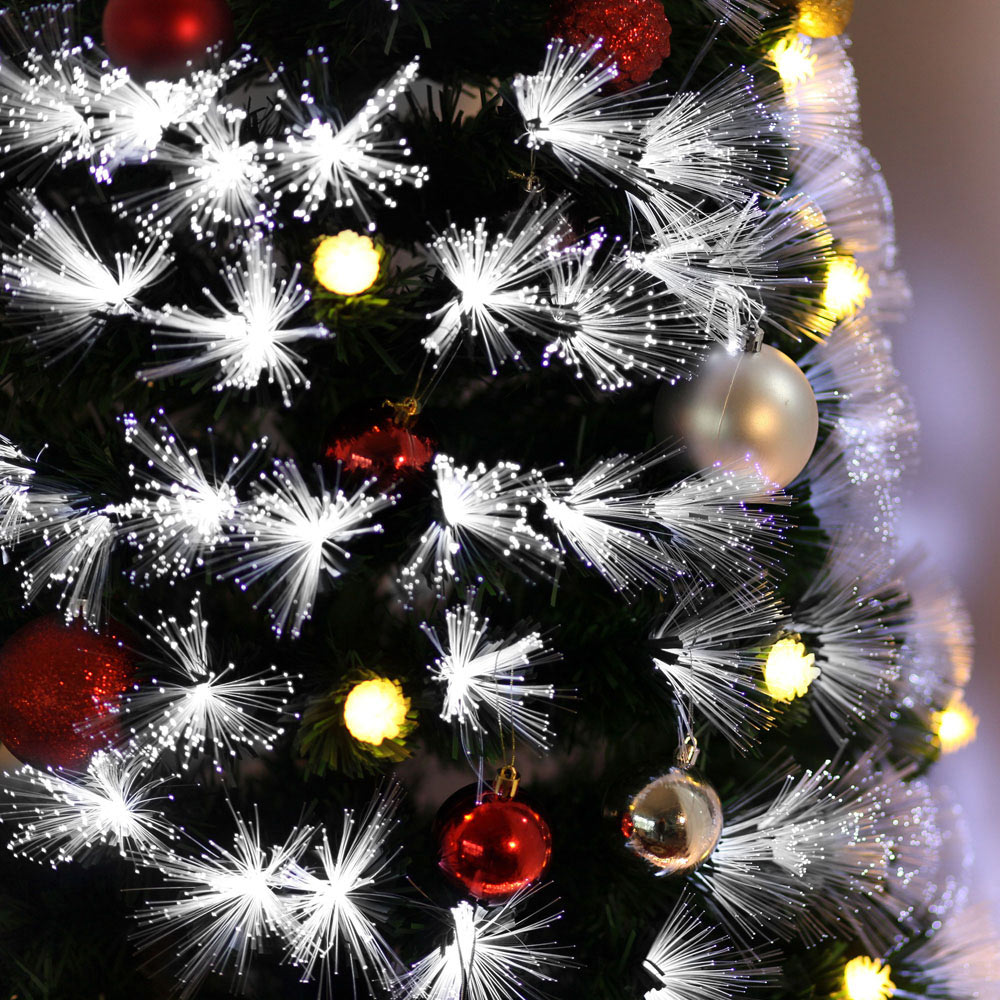 Everglow LED Full Bodied Pre-Lit Green Artificial Christmas Tree 6ft Image 3