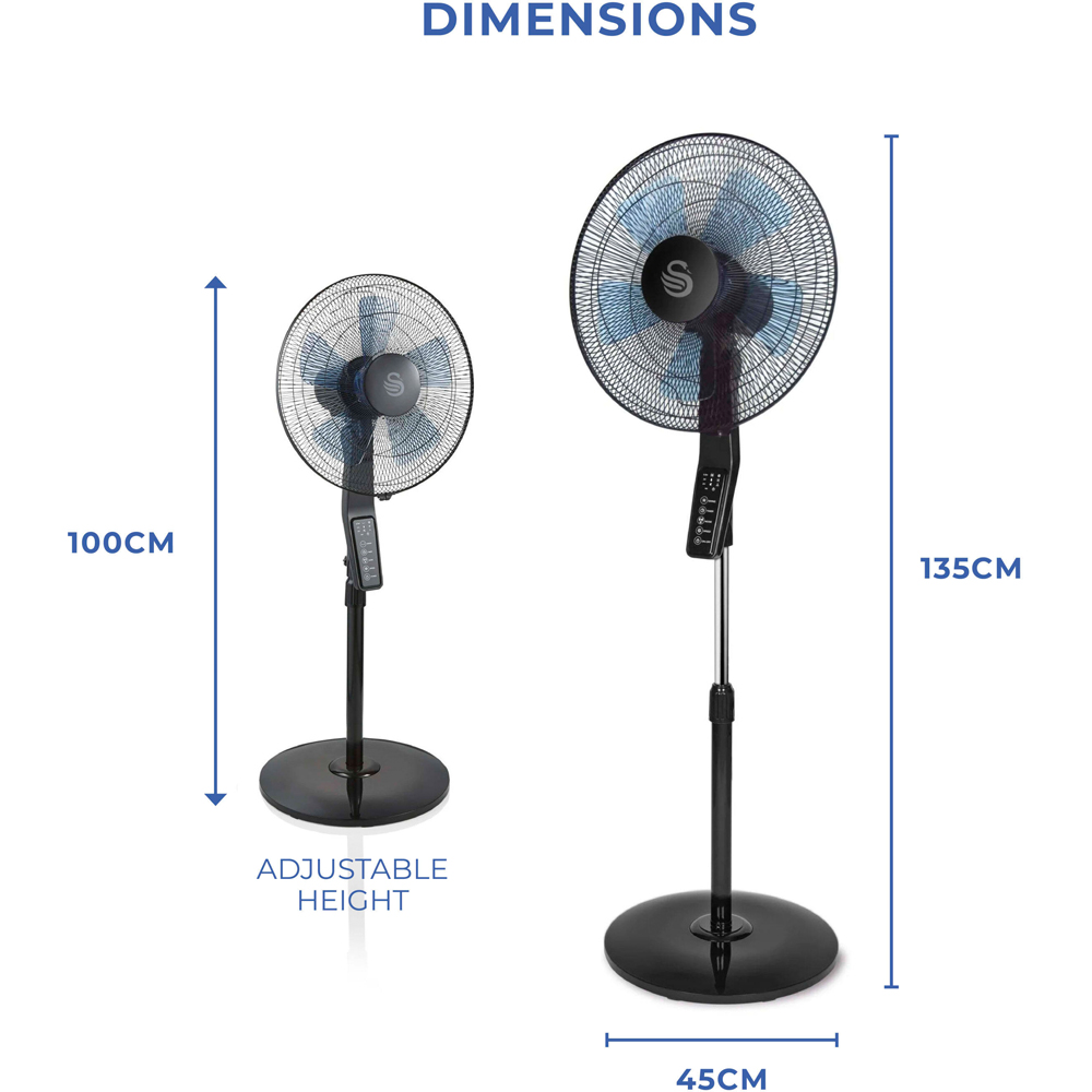 Swan Silence Stand Fan 16 inch Image 8
