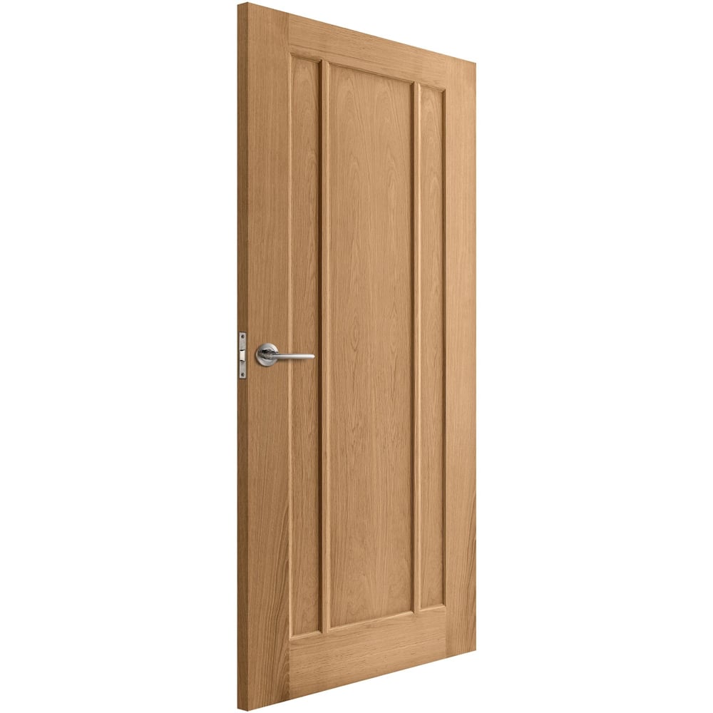 Toledo Oak Veneer 3 Panel Internal Door 2040 x 726 x 40mm Image 4