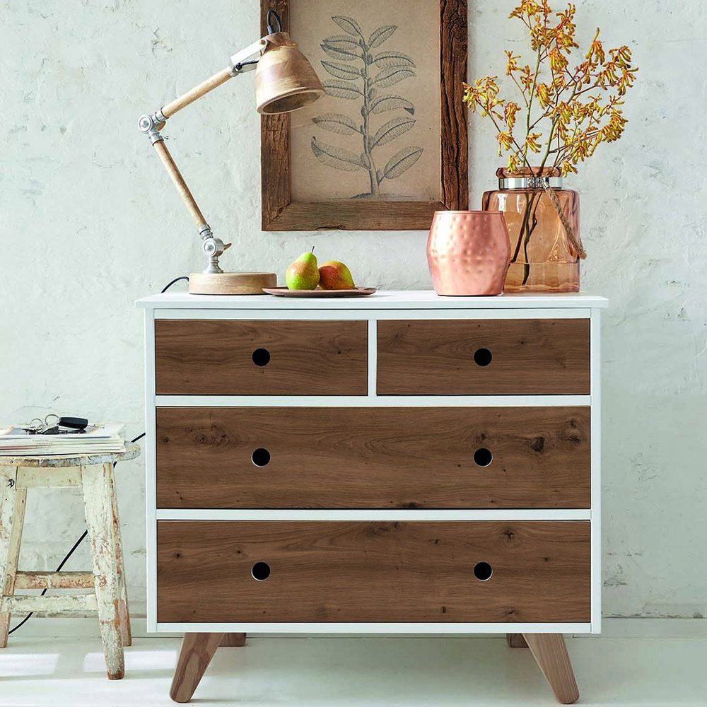 d-c-fix Artisan Oak Sticky Back Plastic Vinyl Wrap Film 90cm x 10m Image 3