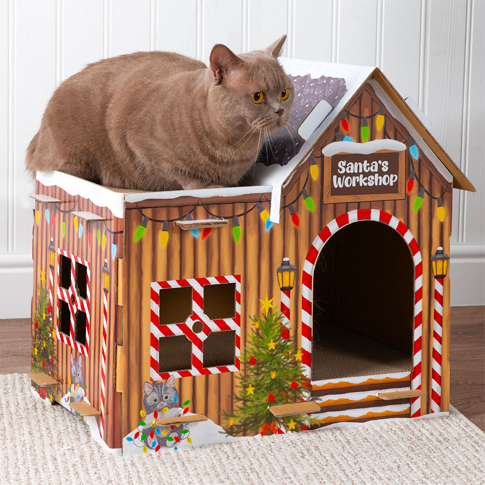 Santa Workshop Cat Scratcher Image 3