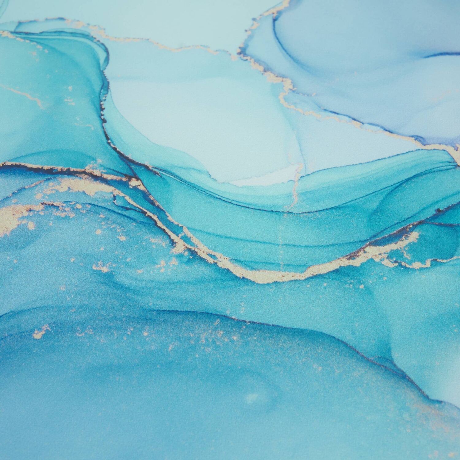 Multicoloured Marble Glass Worktop Saver - Blue Image 2