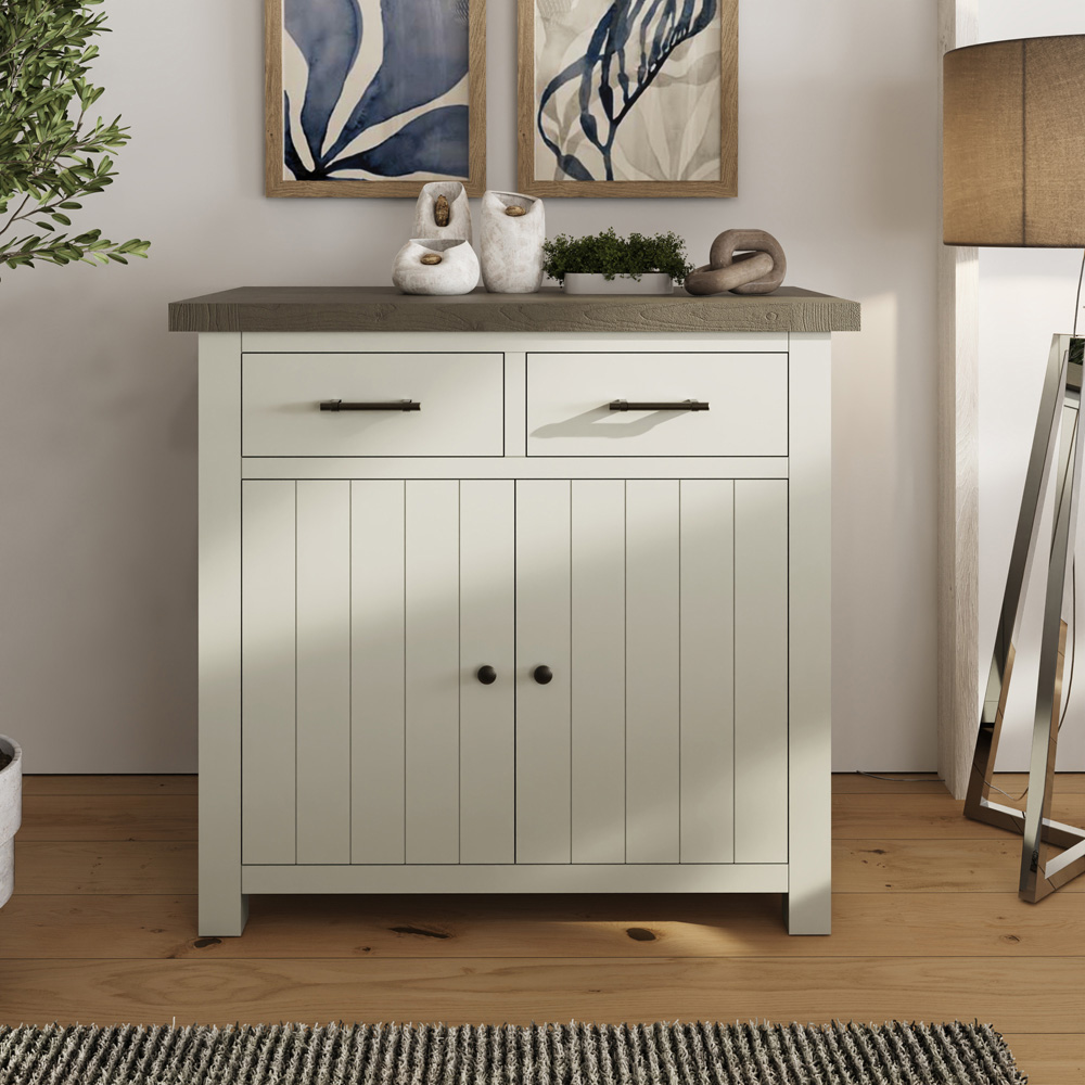 FWStyle Purbeck 2 Door Truffle Sideboard Image 4