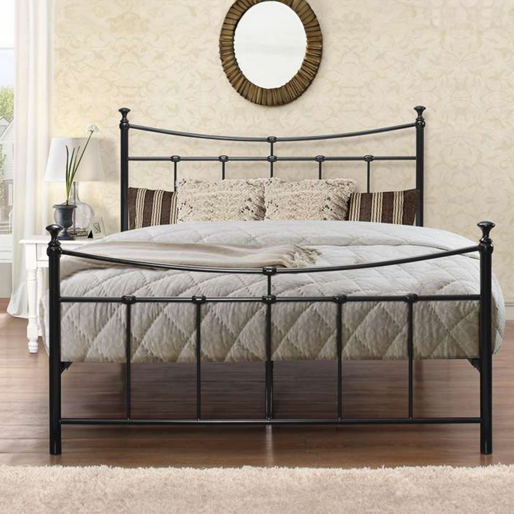 Emily Double Black Bed Frame Image 3