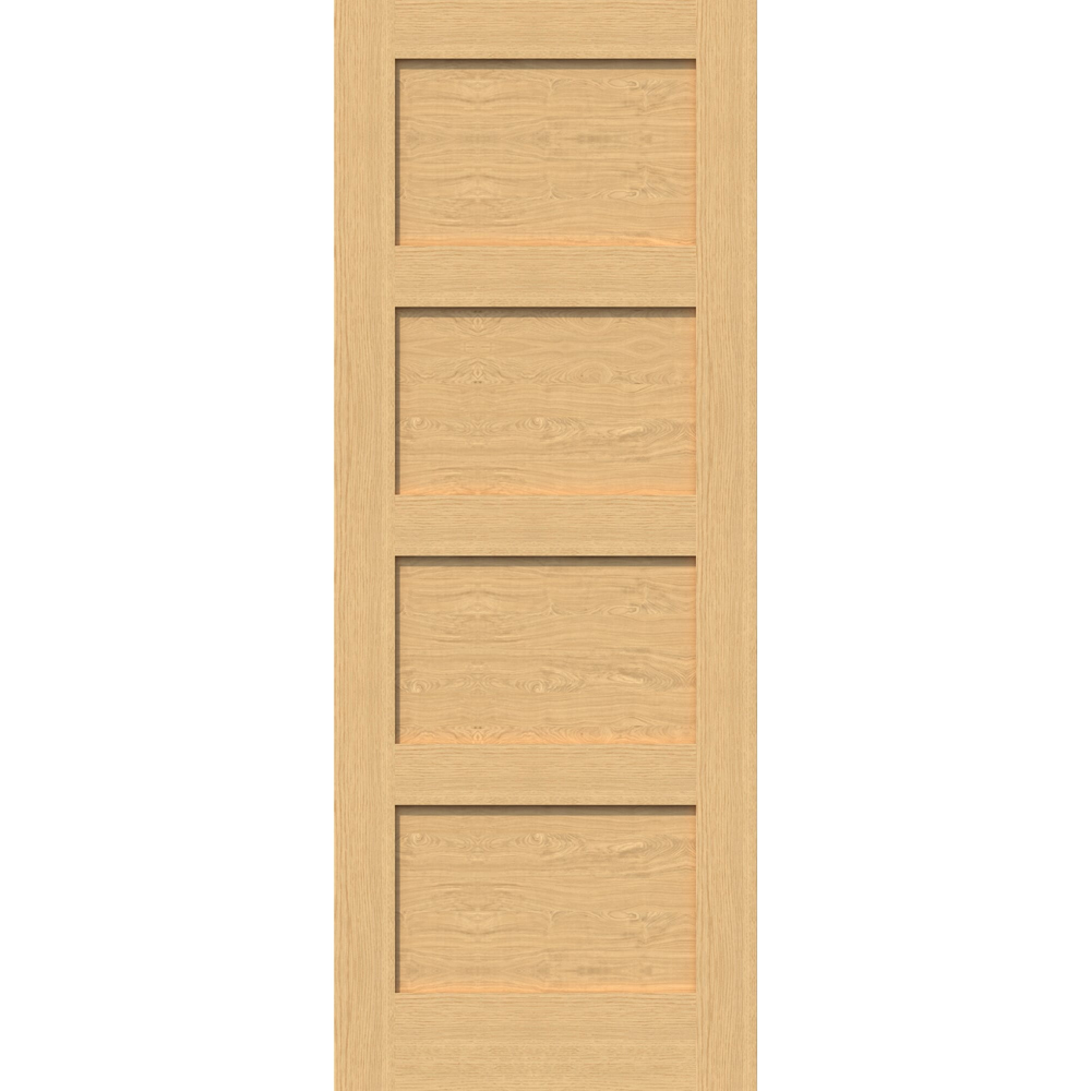 Green & Taylor Shaker Oak 4 Panel Internal Door 1981 x 686mm Image