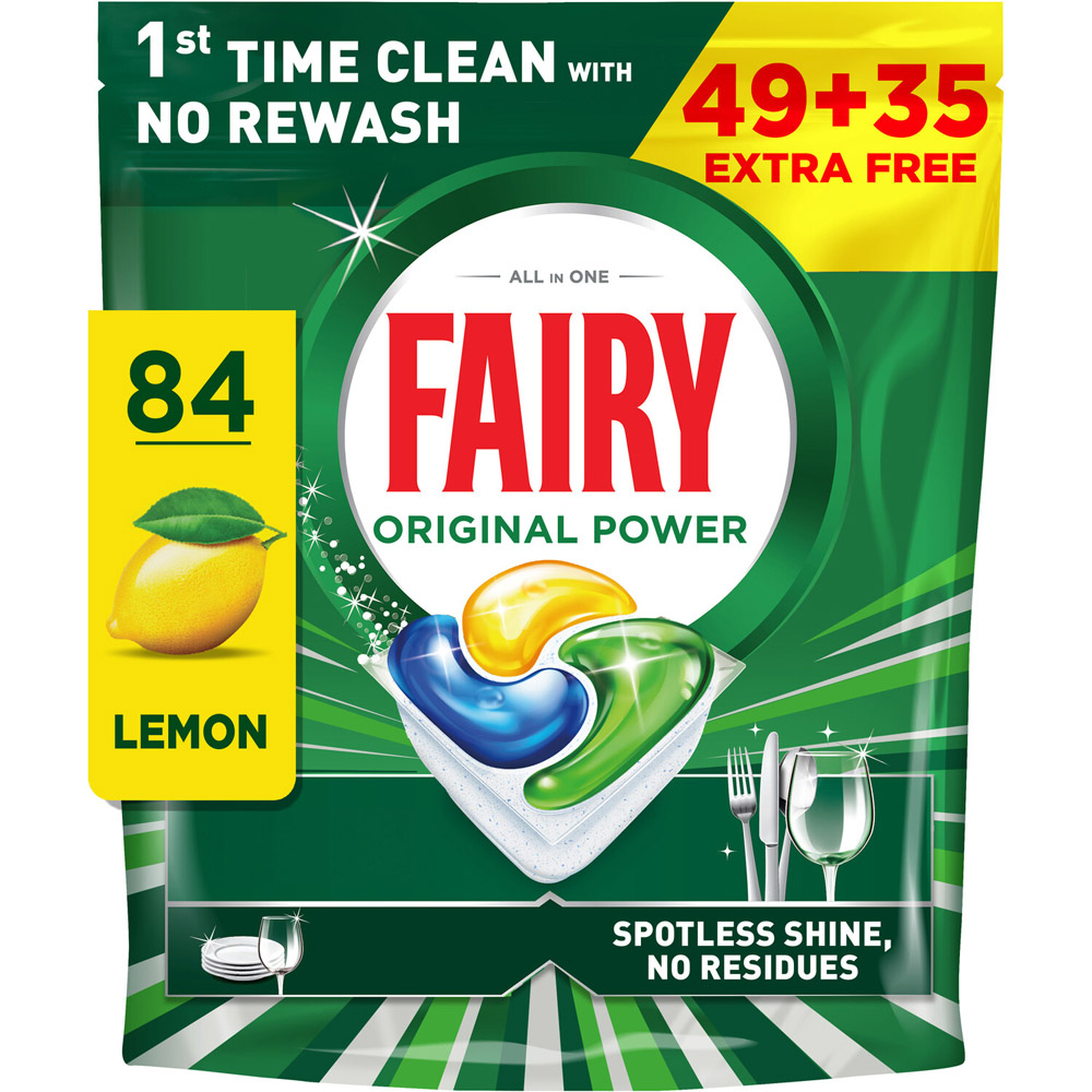 Fairy Original Power All-in-One Dishwasher Tablets Image 2