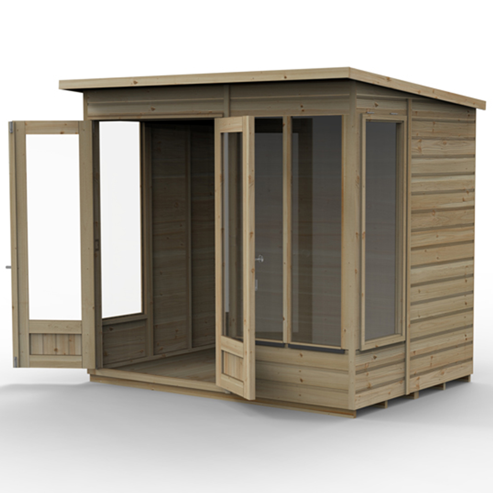 Forest Garden Beckwood 7 x 5ft Single Side Opening Pent Summerhouse Image 4