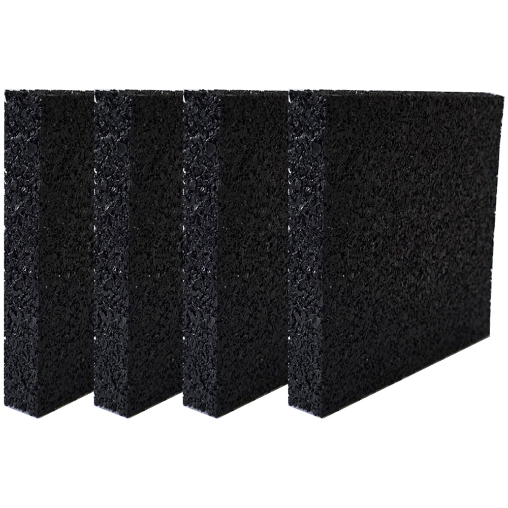 Rubber Anti-Vibration Pad 100 x 100 x 8mm 20 Pack Image 3