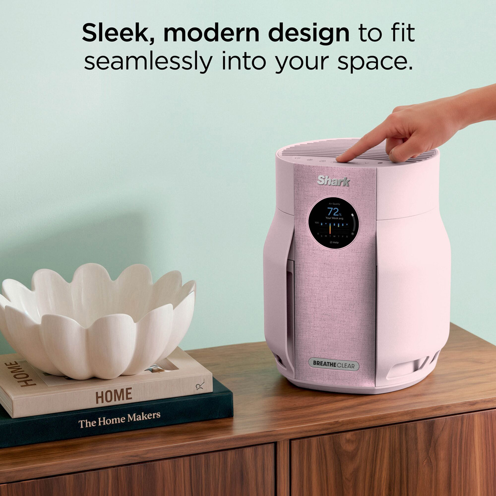 Shark BreatheClear HP062UKPK Blush Compact Air Purifier with NeverChange6 20W Image 7