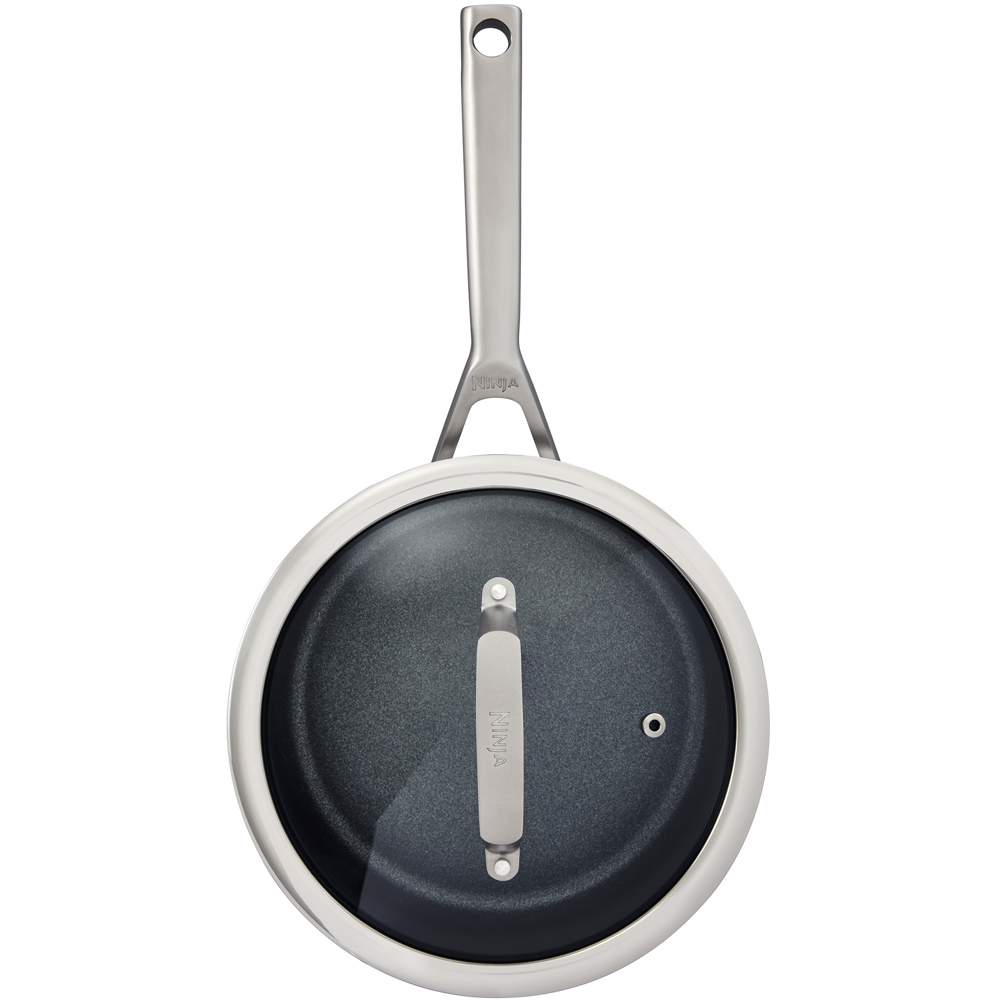 Ninja Foodi Zerostick 20cm Stainless Steel Saucepan with Lid Image 3