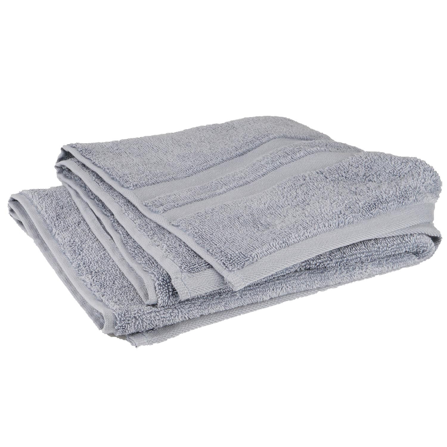 Divante Turkish Cotton Grey Hand Towel Image 5