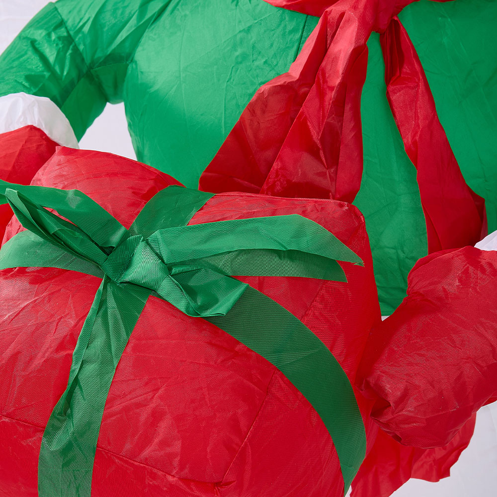 Living and Home Inflatable Snowman Family LED Christmas Decoration 5.9ft Image 5