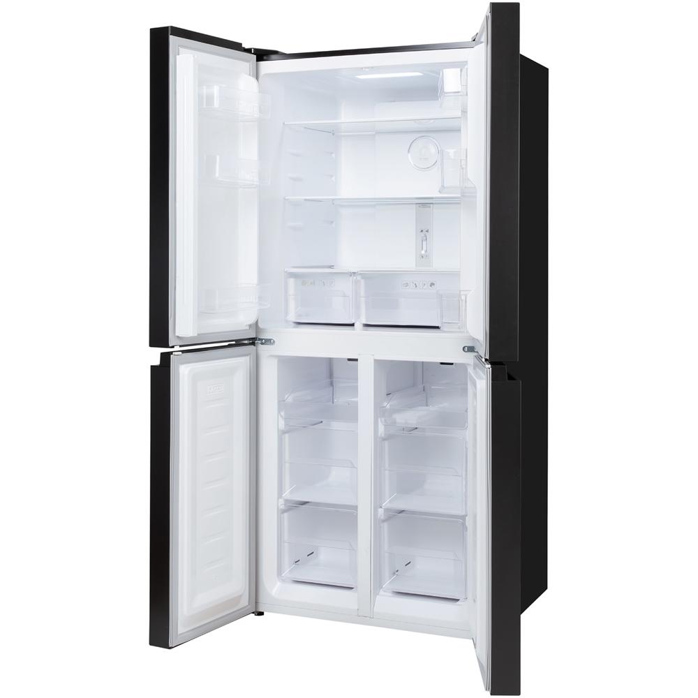 Russell Hobbs RH180A4FF802E1BS Black Steel 4 Door Fridge Freezer 421L Image 4