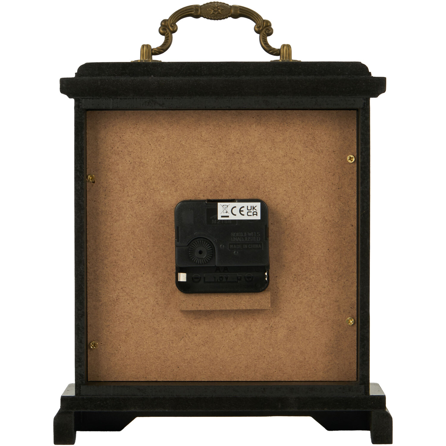 Reyenay Black Mantel Clock 23cm Image 3