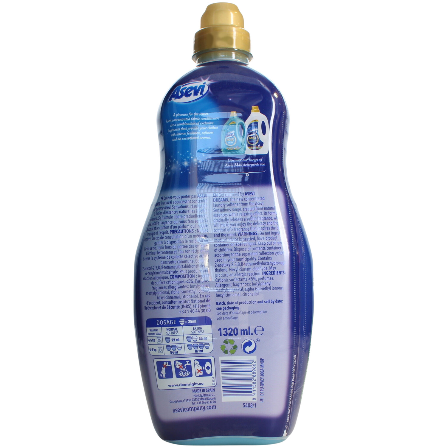 Asevi Sensations Fabric Conditioner Image 4