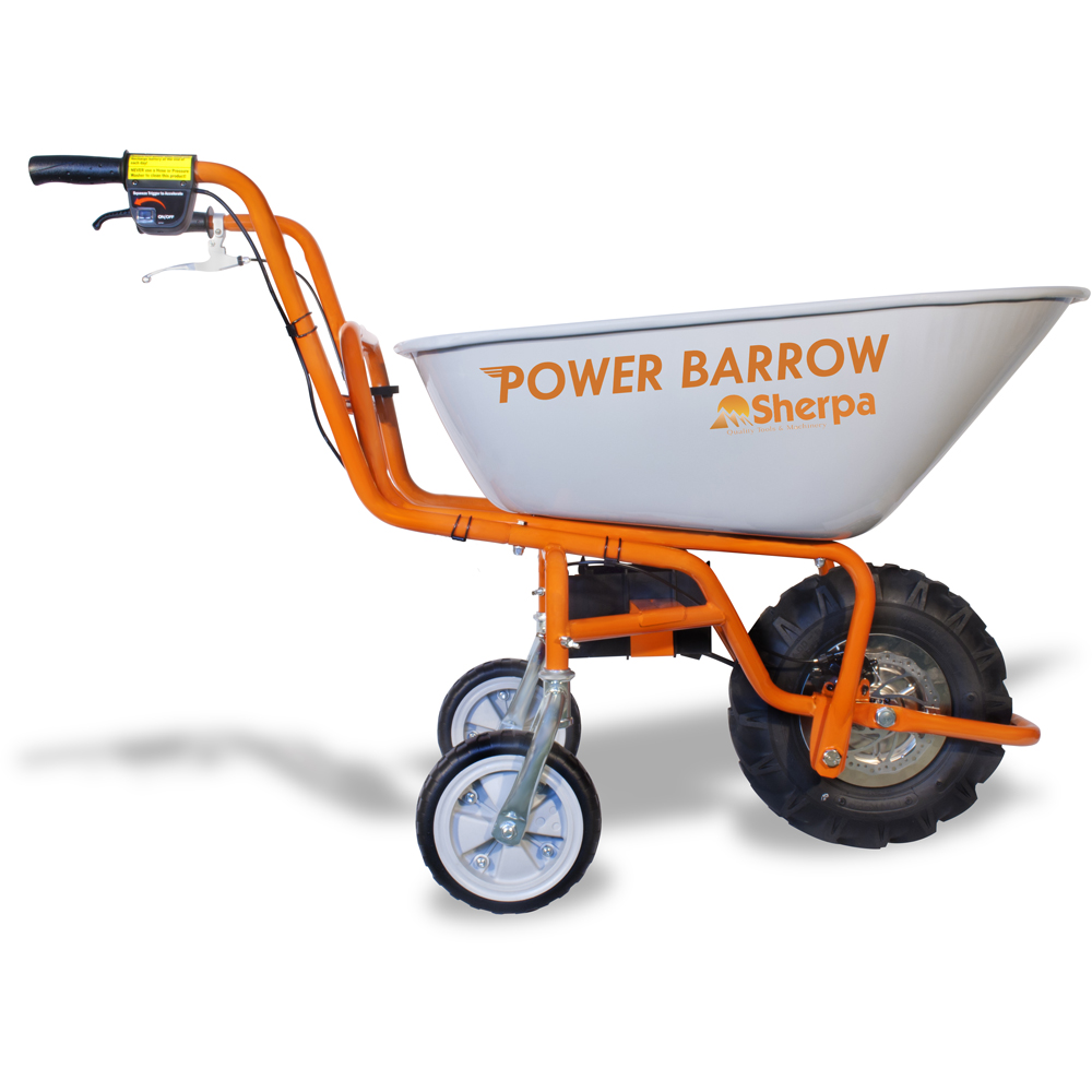 Sherpa Self Propelled Cordless Electric Wheelbarrow 170L Image 5