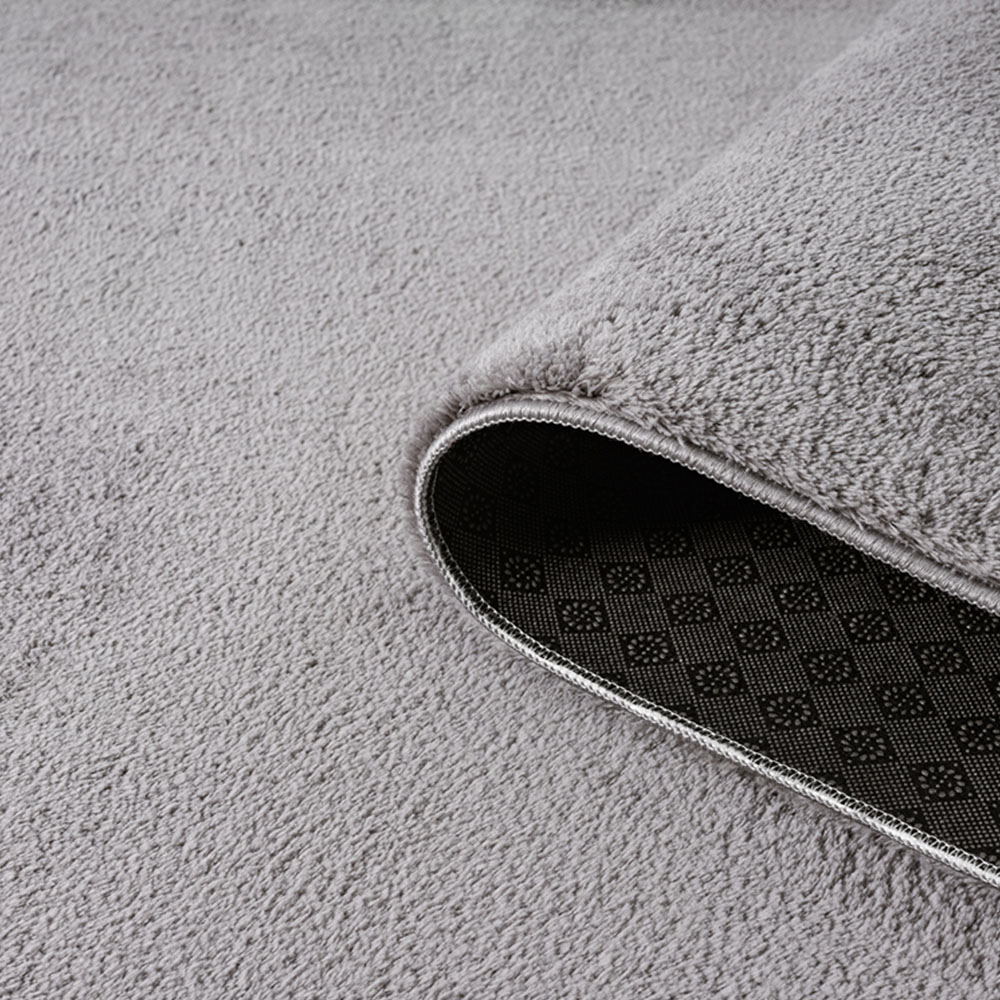 Desire Rugs Comfy Dark Grey Anti Slip Felt Backing Rug 160 x 220cm Image 3