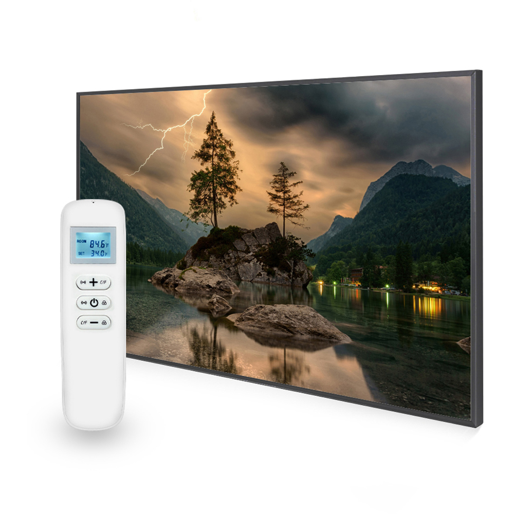 Mirrorstone Nexus Thunder Mountain Image Wi-Fi Infrared Heating Panel 900W 795 x 1195mm Image 3