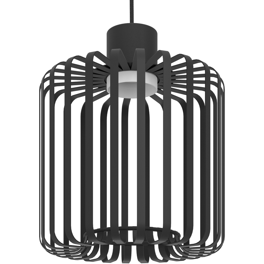 EGLO Ginestrone-Z 3 Lamp Black Steel RGB LED Pendant Light Image 3