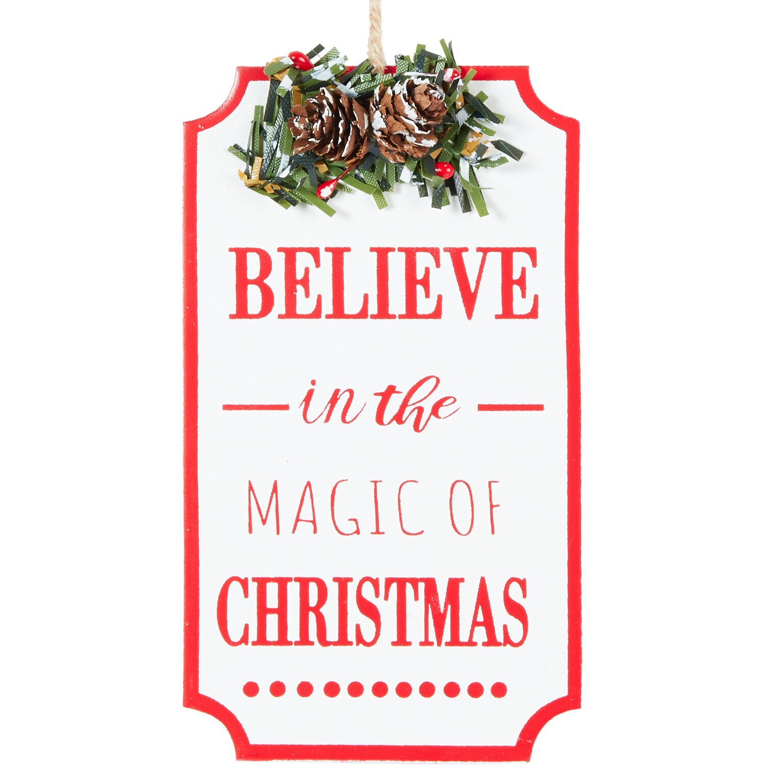 Christmas Slogan Hanging Decorations Image 6