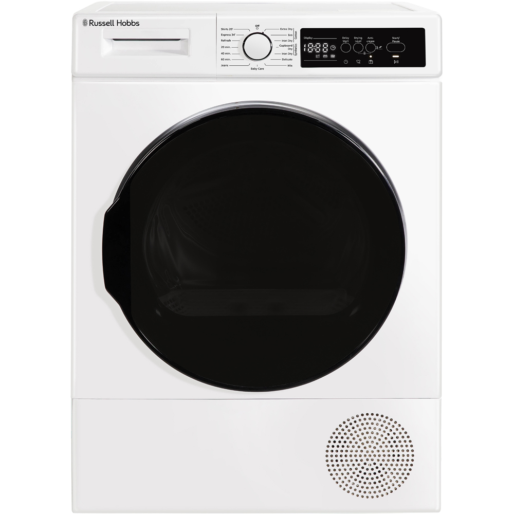 Russell Hobbs RH9HPTD1E12W White 9kg Heat Pump Dryer Image 2