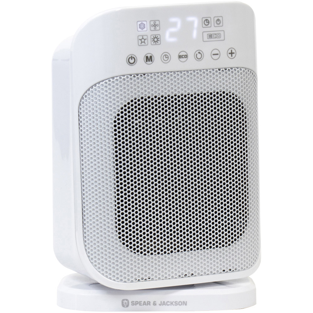 Spear & Jackson White Digital PTC Digital Heater 1500W Image 4