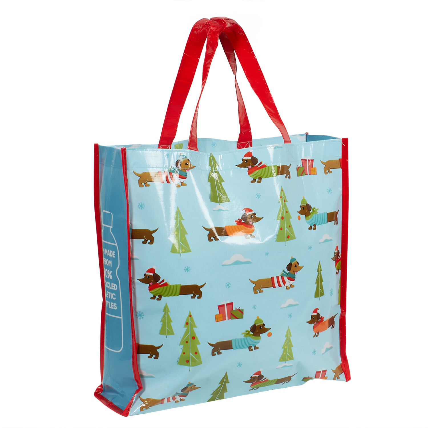 Dachshund Through The Snow Shopper Bag Image 3