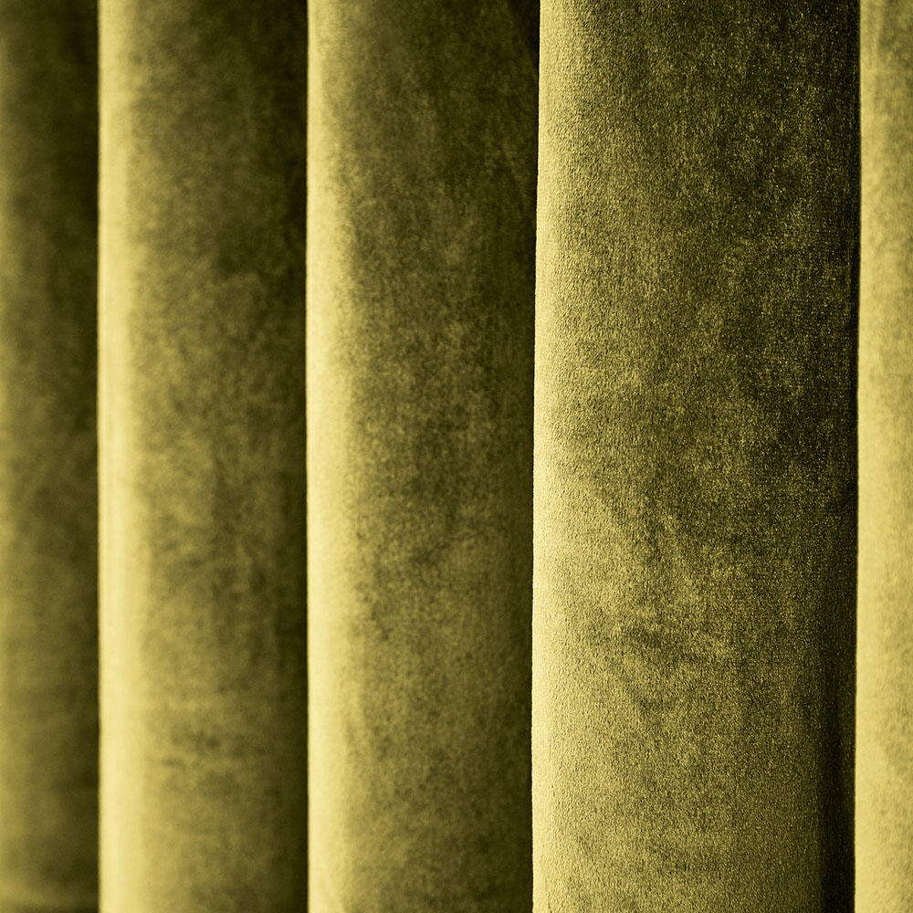 Helena Springfield Escala Lined Olive Curtains 168 x 183cm Image 2
