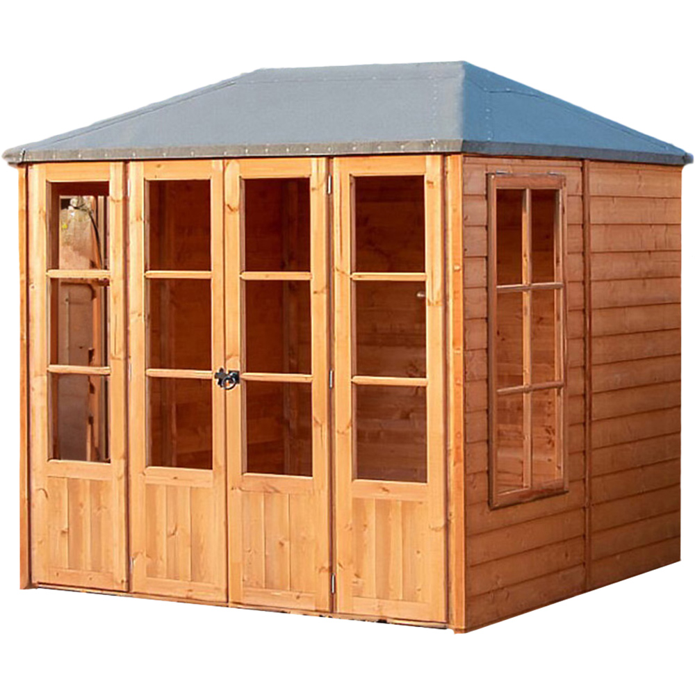 Shire Charleston 7 x 7ft Double Door Summerhouse Image 2